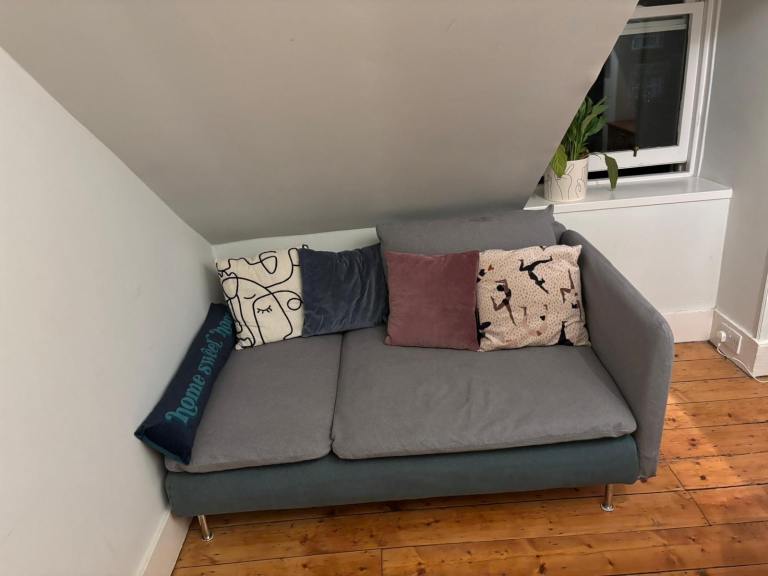Ikea SÖDERHAMN Chaise lounge corner seat small sofa grey open to offers