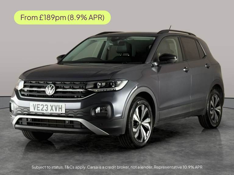 2023 Volkswagen T-Cross 1.0 TSI Black Edition SUV 5dr Petrol Manual Euro 6 (s/s) (110 ps) APPLE C...