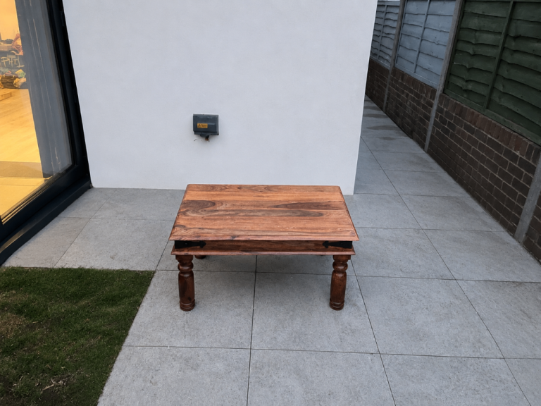 Must go ASAP - Solid Hardwood Rustic Coffee Table – Indian Sheesham-Style