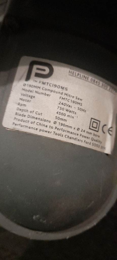 image for COMPOUND MITRE SAW