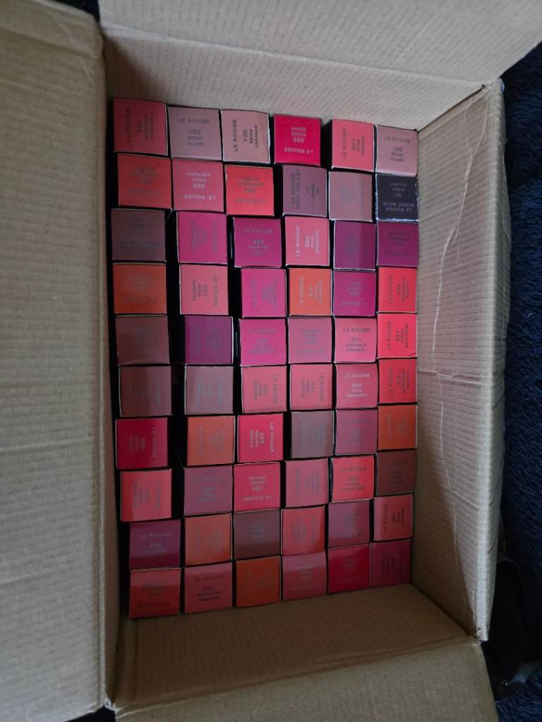 Large Box of New Givenchy Lipsticks – Various Shades