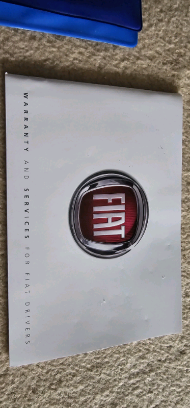 Fiat Panda & Tipo Owners Handbook Wallet. 