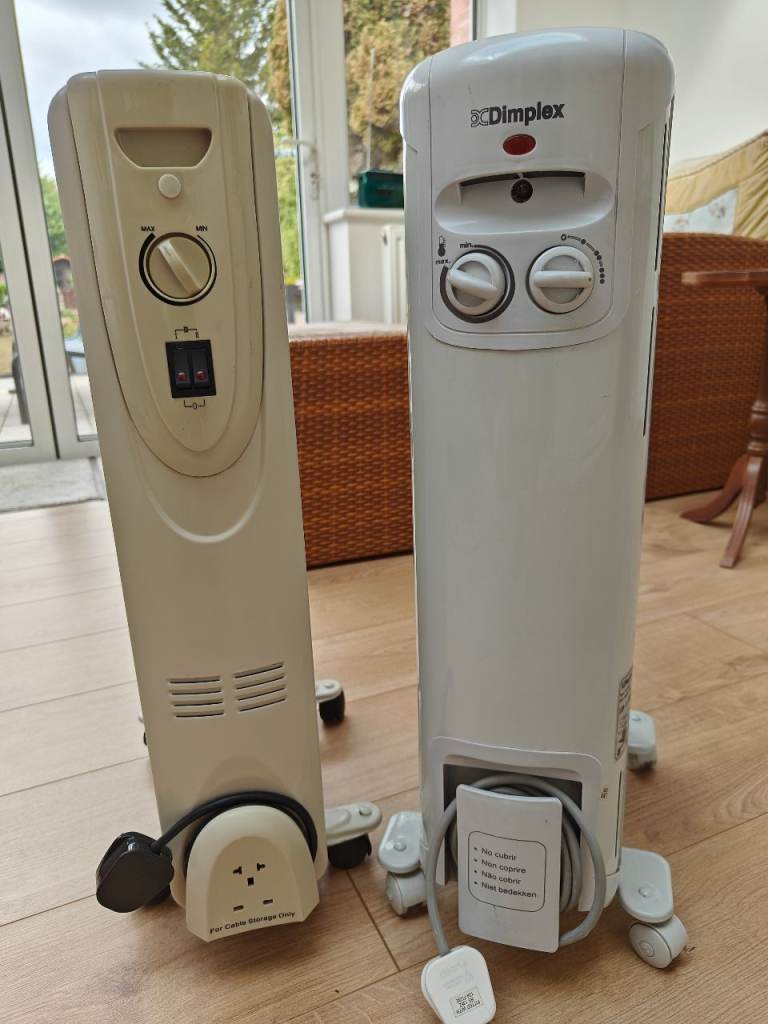 Oil Filled Radiators - Two Available, Good Condition