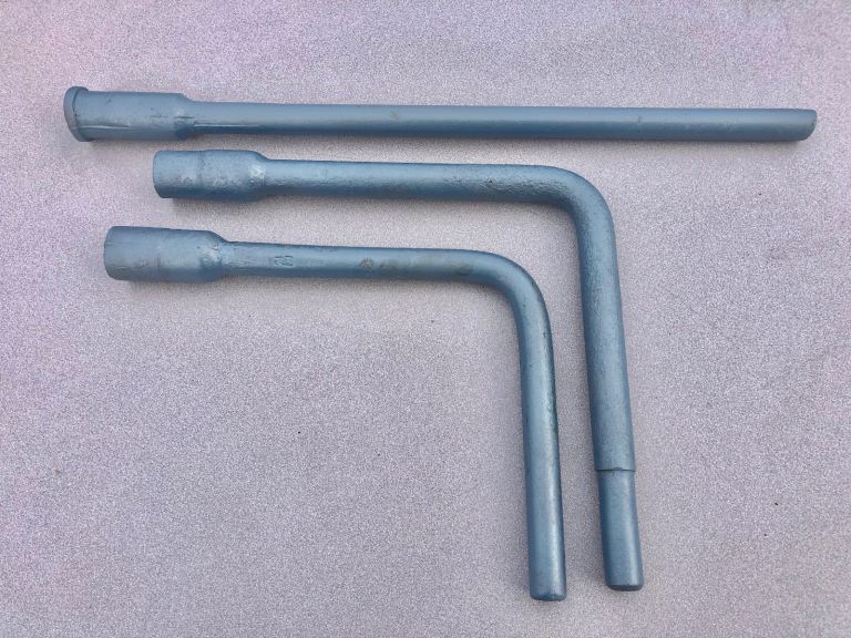 Heavy Duty commercial 2 Truck Wheel Nut Braces 24mm & 19mm + Extension bar 