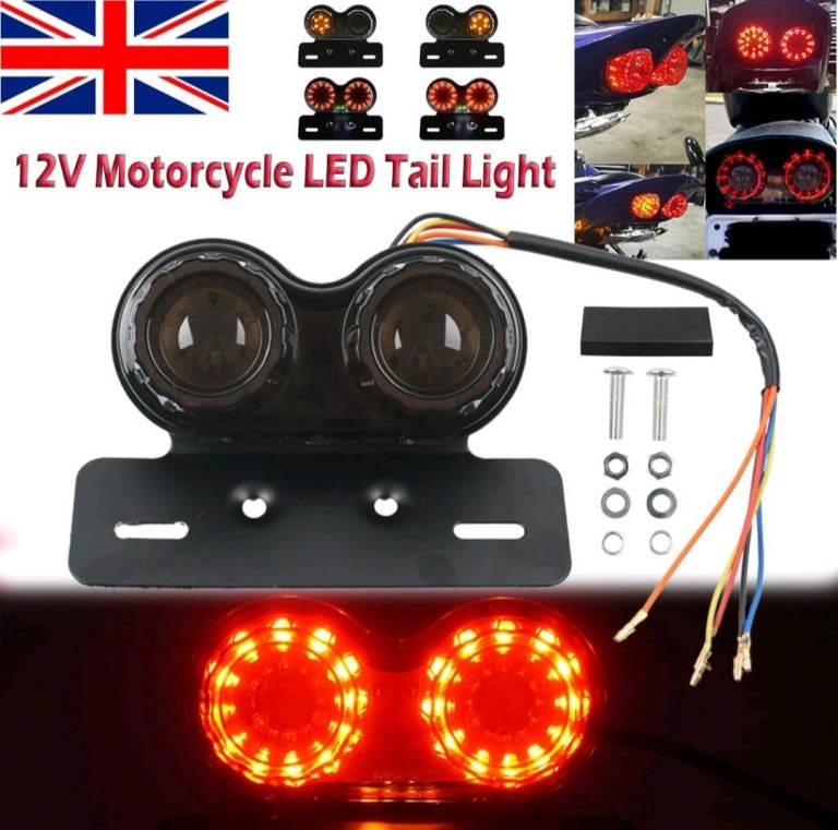 Motorbike brake and indicator light 