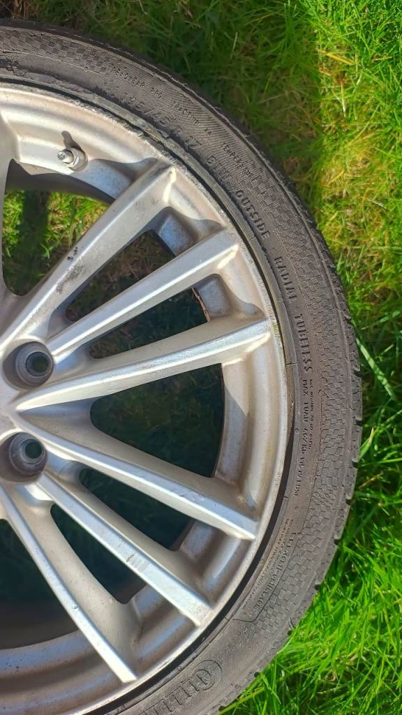 17” Alloy Wheel + Tyre for Suzuki Swift Sport (2012–2016) – Used