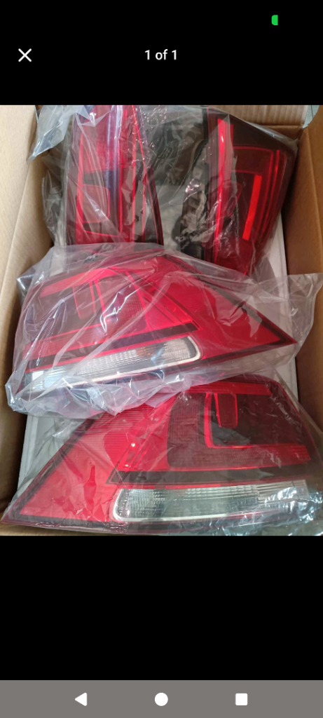 Mk7 VW golf tail lights 