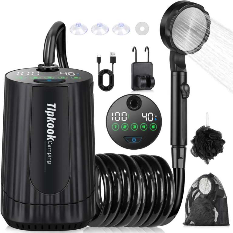 Portable Camping Shower – 10,000mAh Rechargeable (New)