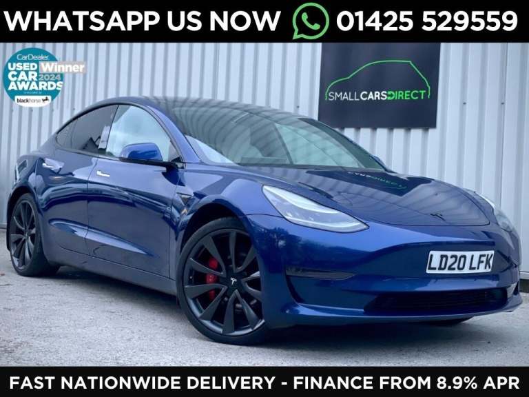 2020 Tesla Model 3 (Dual Motor) Performance Auto 4WDE 4dr (Performance Upgrade) SALOON Electric A...