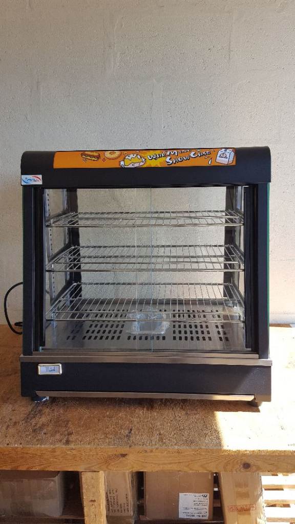 Hot Food Display Cabinet Chicken Warmer with Dual Access Doors
