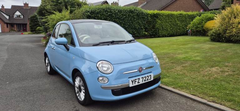 2015 FIAT 500 Pop 1.2 Sunroof Model FULL MOT FSH £35 Tax a1 mini polo golf 
