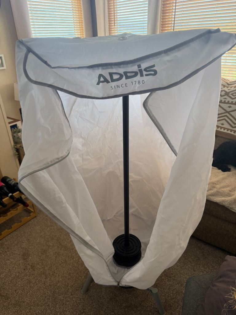 Addis Heated Clothes Airer with Cover – Good Condition