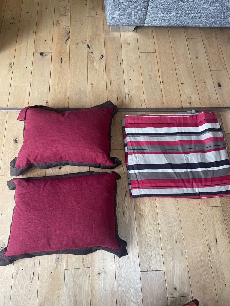 Cushion and throw