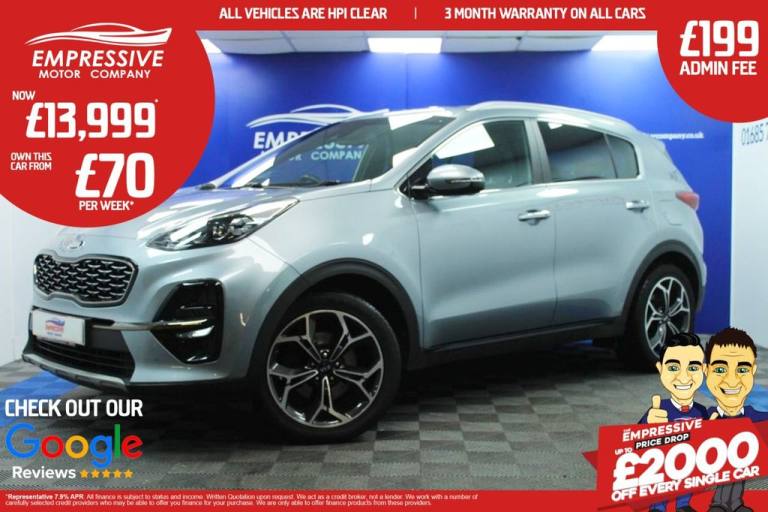 2021 Kia Sportage 1.6 T-GDi GT-Line SUV 5dr Petrol Manual Euro 6 (s/s) (174 bhp) Petrol Manual