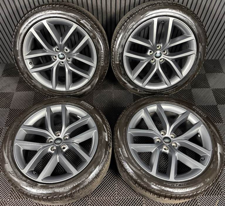 22'' GENUINE RANGE ROVER SPORT GREY L461 L460 NEW MODEL 5127 WHEELS TYRES ALLOYS