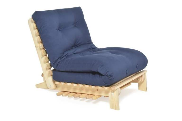 Futon Company SINGLE SEATER SOLID PINE SOFA BED