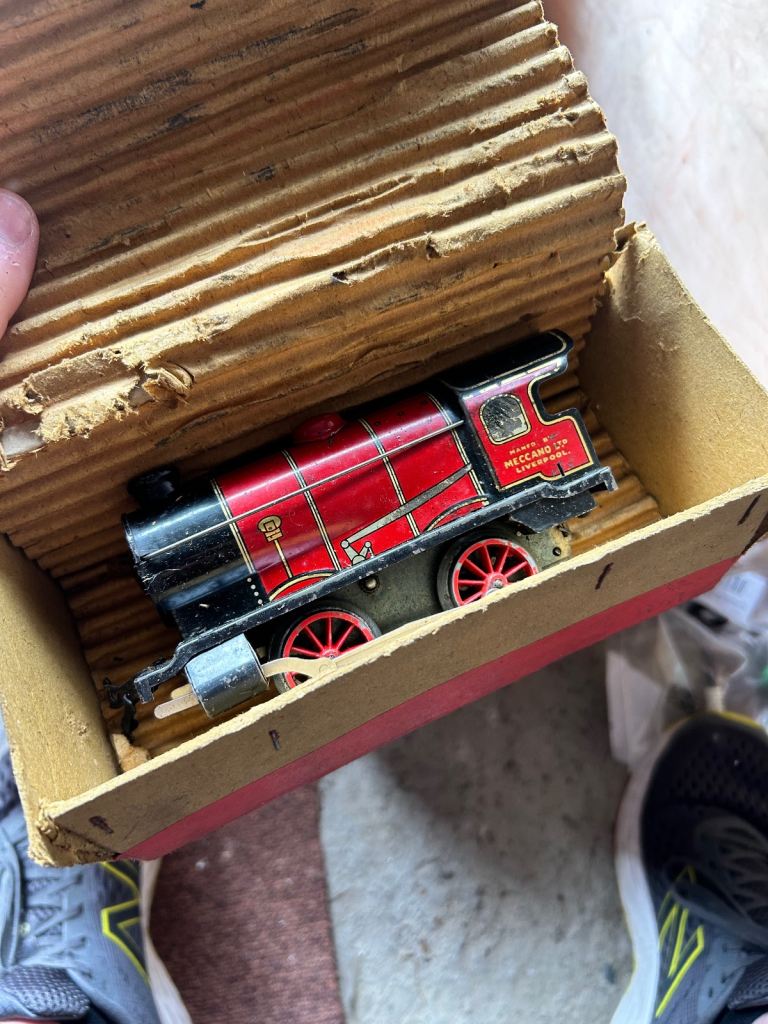 Hornby Meccano ‘O’ Gauge clockwork train set