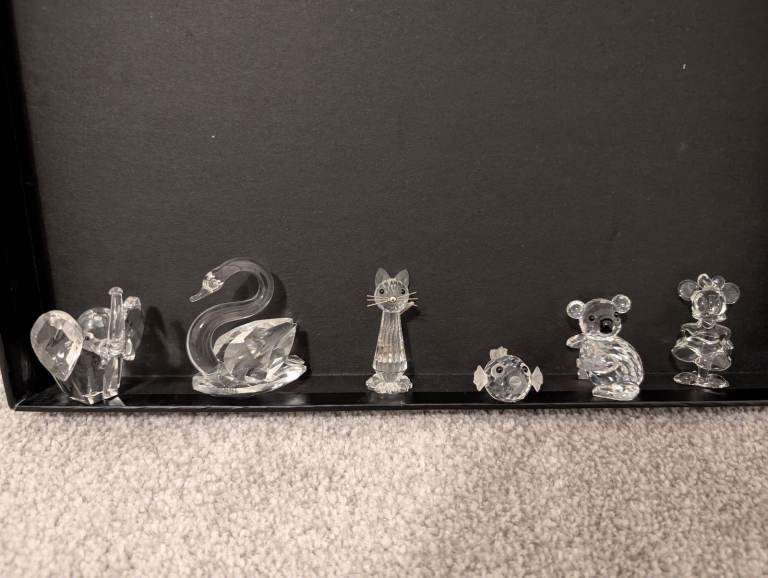 image for Swarovski and other crystal ornaments 