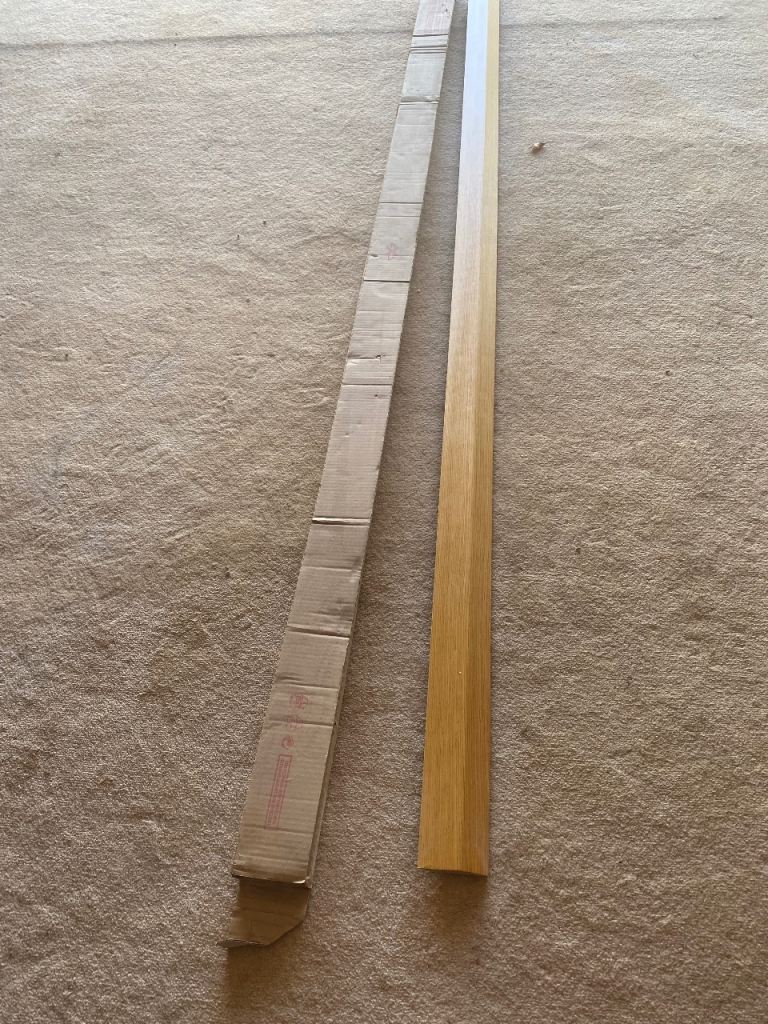 New Wood effect corniche ideal for kitchen units or bedroom furniture– Unused