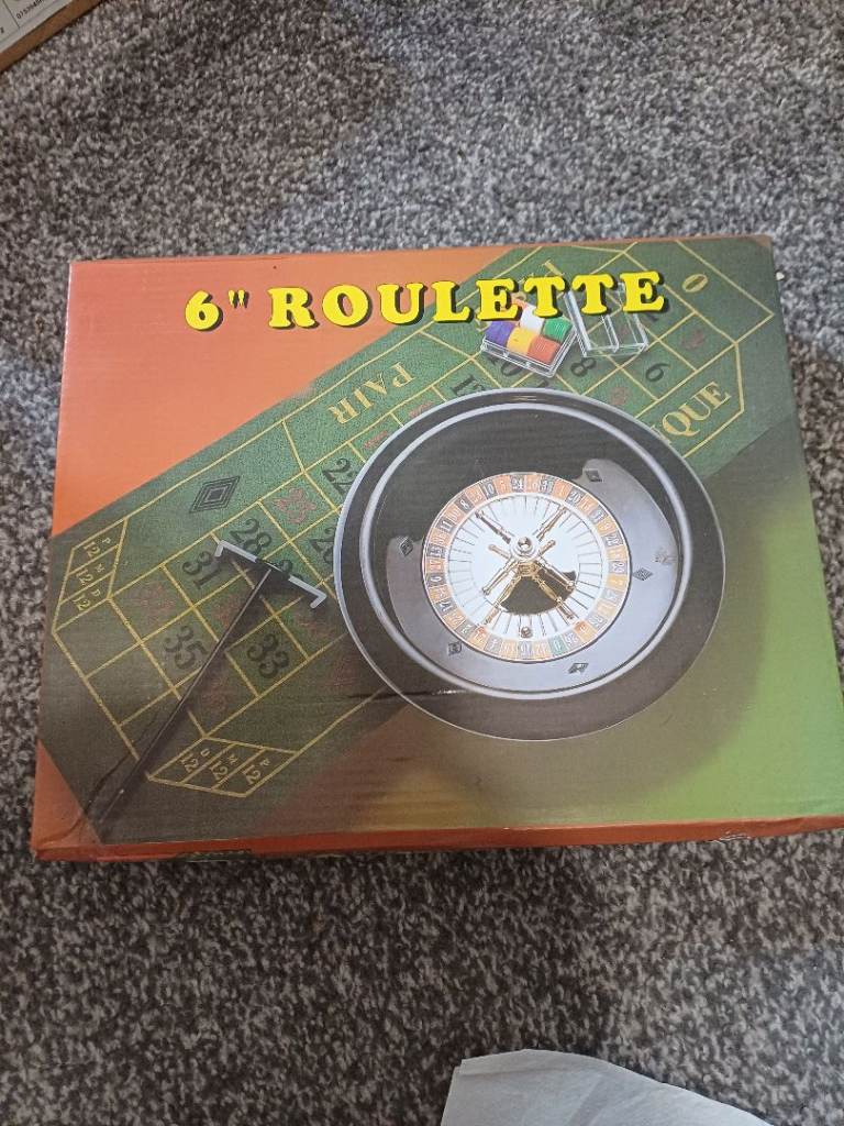 New 6" Roulette Game Set – Fun for Parties