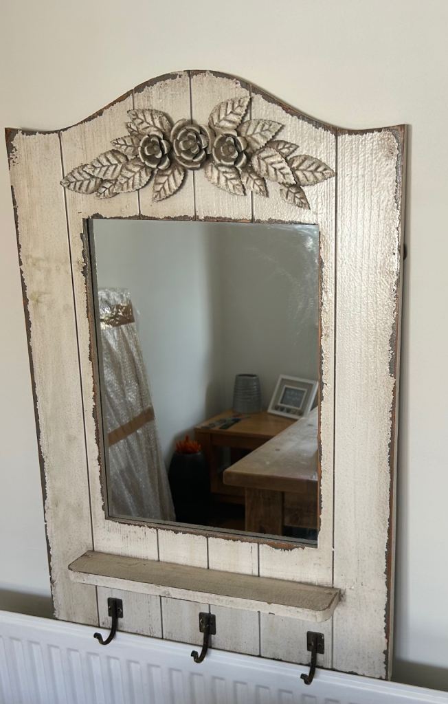 image for Shabby chic hall mirror/key hook