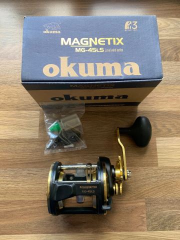 Okuma Magnetix MG 45 LS sea Fishing level wind multiplier Reel
