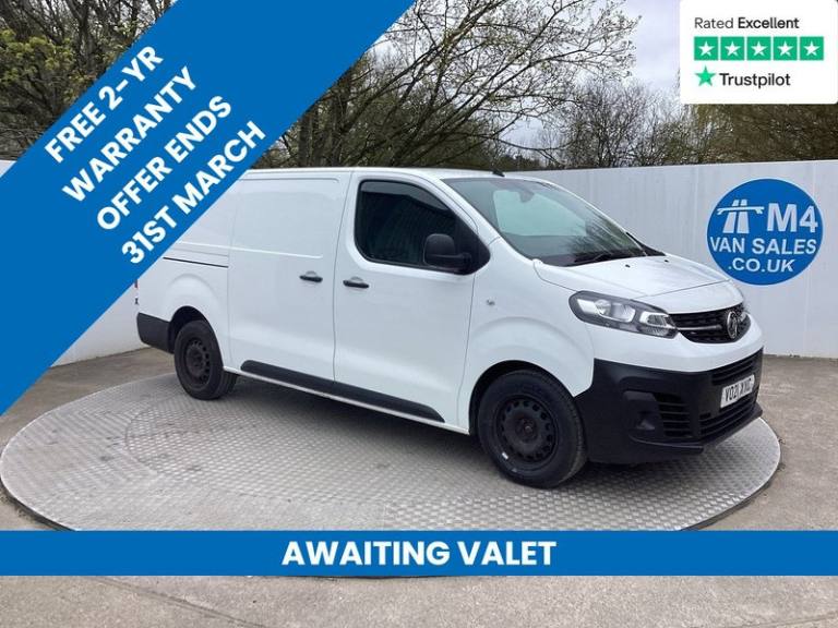 2021 Vauxhall Vivaro Turbo D 2900 Dynamic LWB L/R A/C Euro 6 LWB Panel Van Diesel Manual