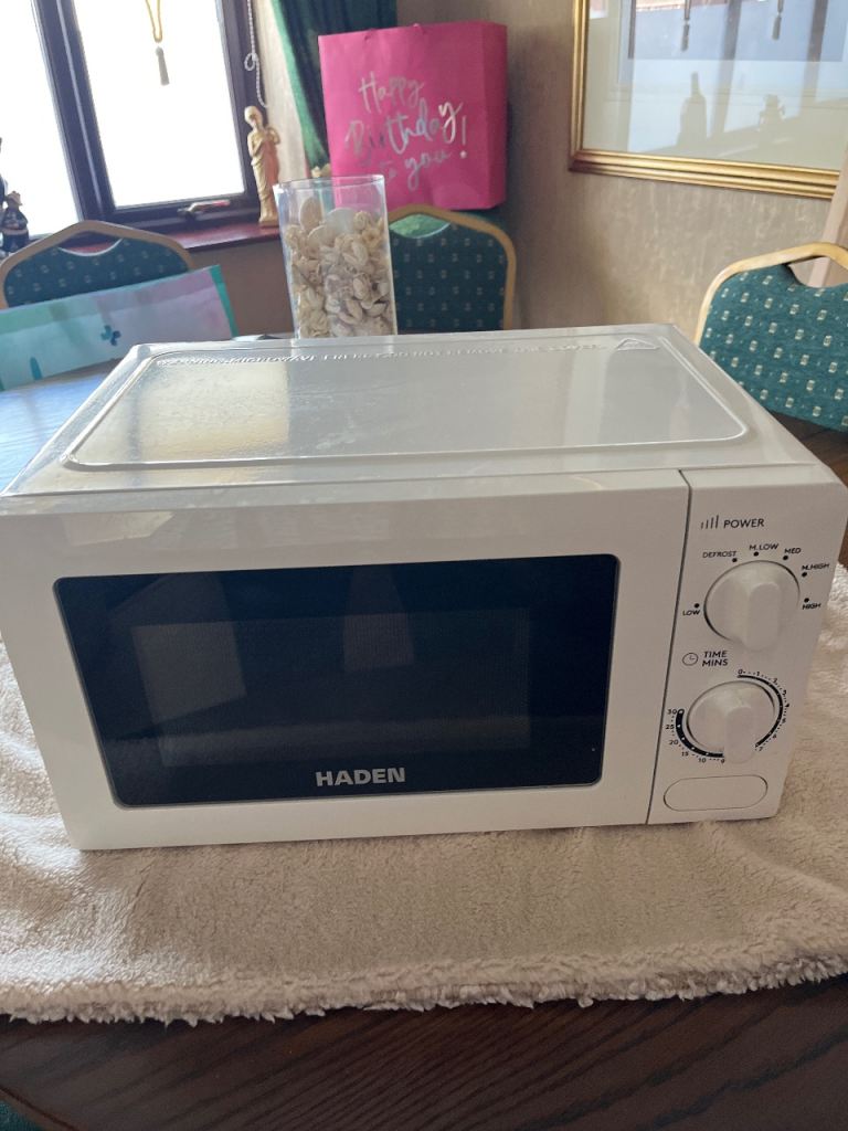 Haden white microwave