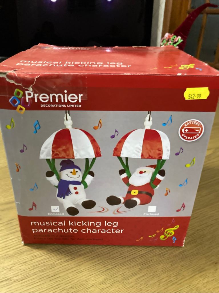 image for Premier Musical kicking leg parachute snowman