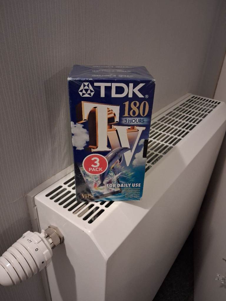 Unopened pack VHS blank tapes 