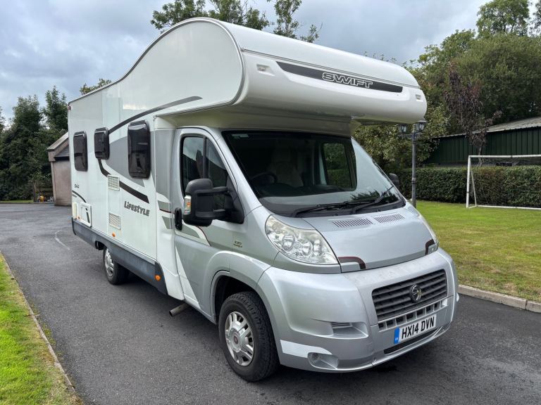 Swift Escape 644 Coach Built Motorhome. 2014 Ducato. Automatic. 4 Belts. 4 Berth. 14K Miles. 3.5T