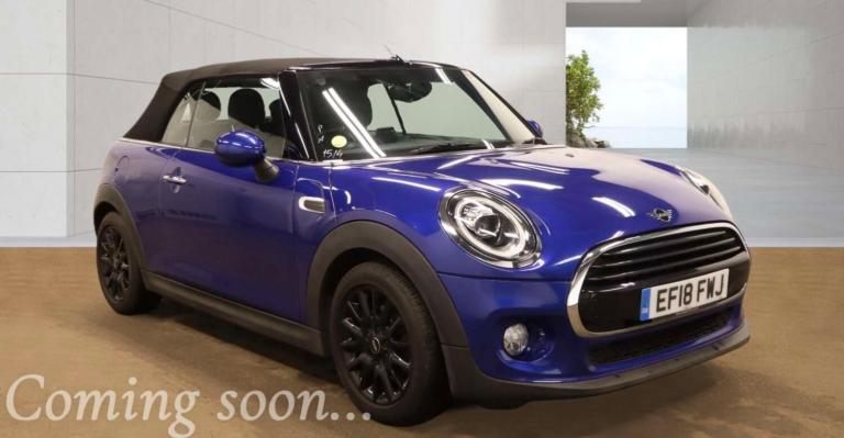 2018 MINI Convertible 1.5 Cooper 2dr Convertible Petrol Manual