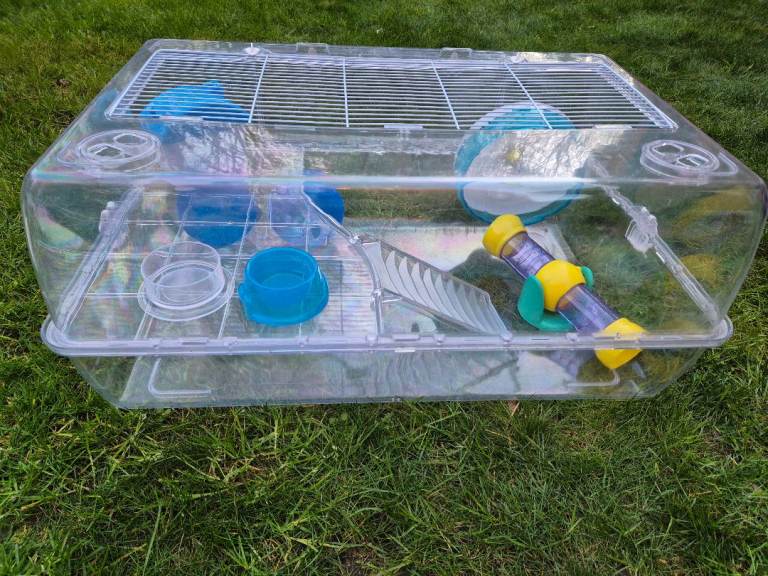 Hamster Cage with Accessories – Good Condition