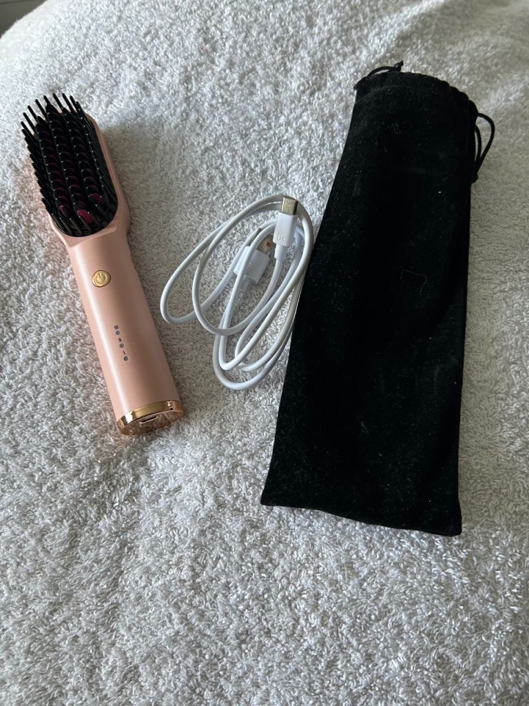Hair Straightening Brush – Pink, As Good As New