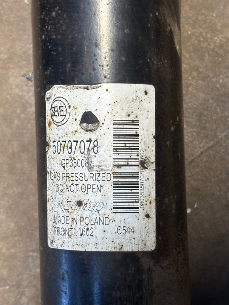 Peugeot Boxer/Citroen Relay/Vauxhall Movano/Fiat Ducato Shock Absorber