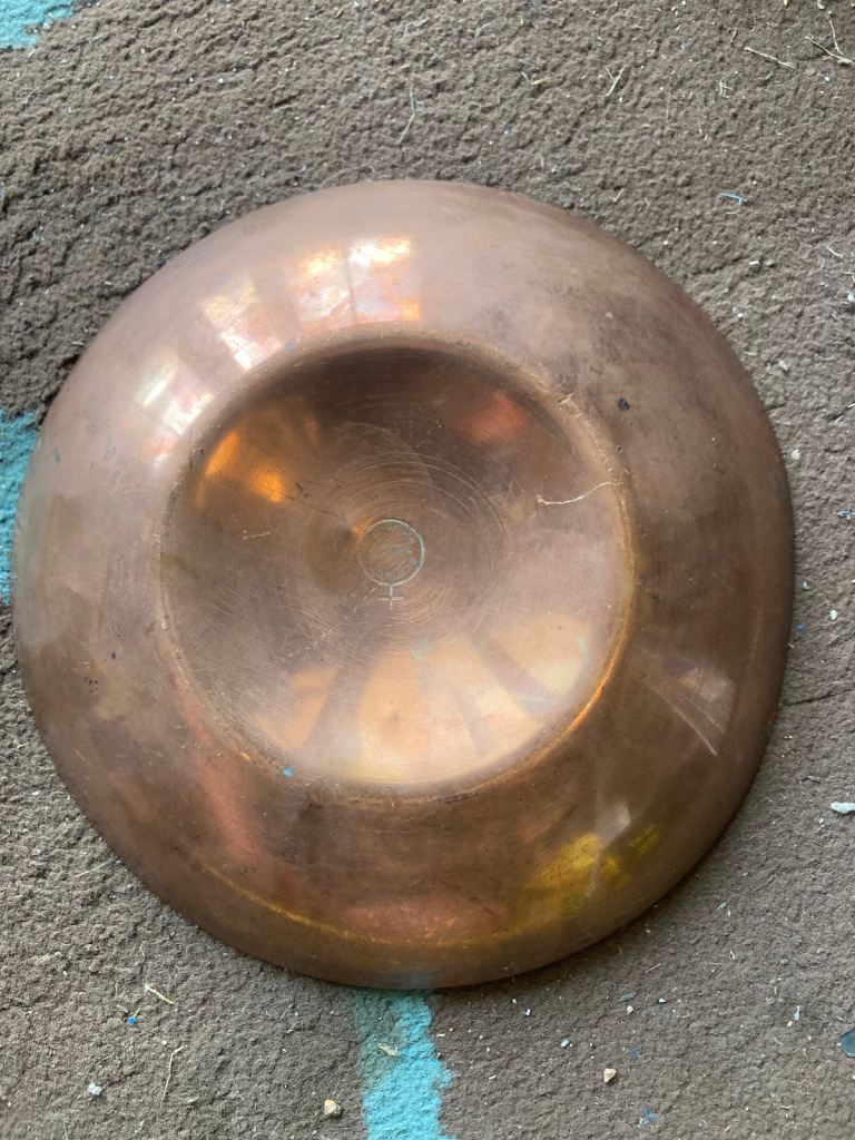 Vintage copper bowl 