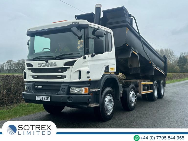 Scania P-SRS C-CLASS P410 8 X 4 Steel Body Tipper