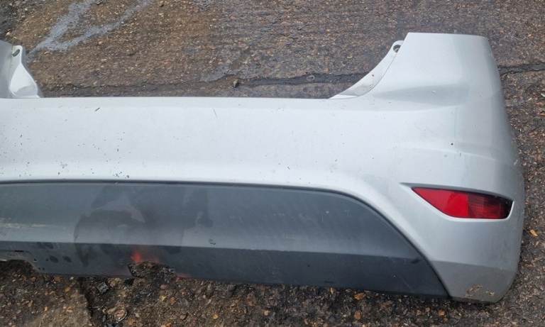 Ford Fiesta Mk7 Rear Bumper Silver JA8 2009