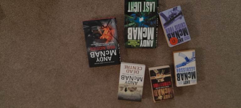 Andy McNab Book Bundle – 6 Paperbacks, Good Condition