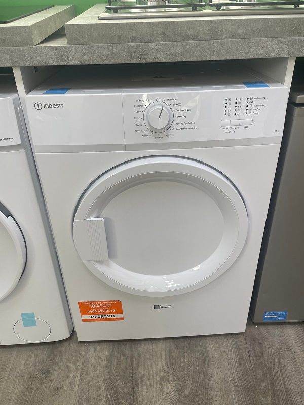 Indesit CYDA81WWGLUK 8KG Vented Tumble Dryer In White - EX DISPLAY 