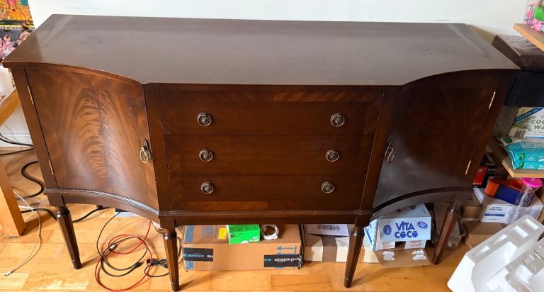 Lovely Wooden Sideboard with Drawers and Cupboards