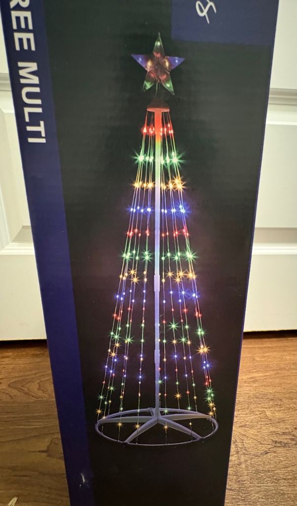 6ft Cone Tree Multi *brand new*