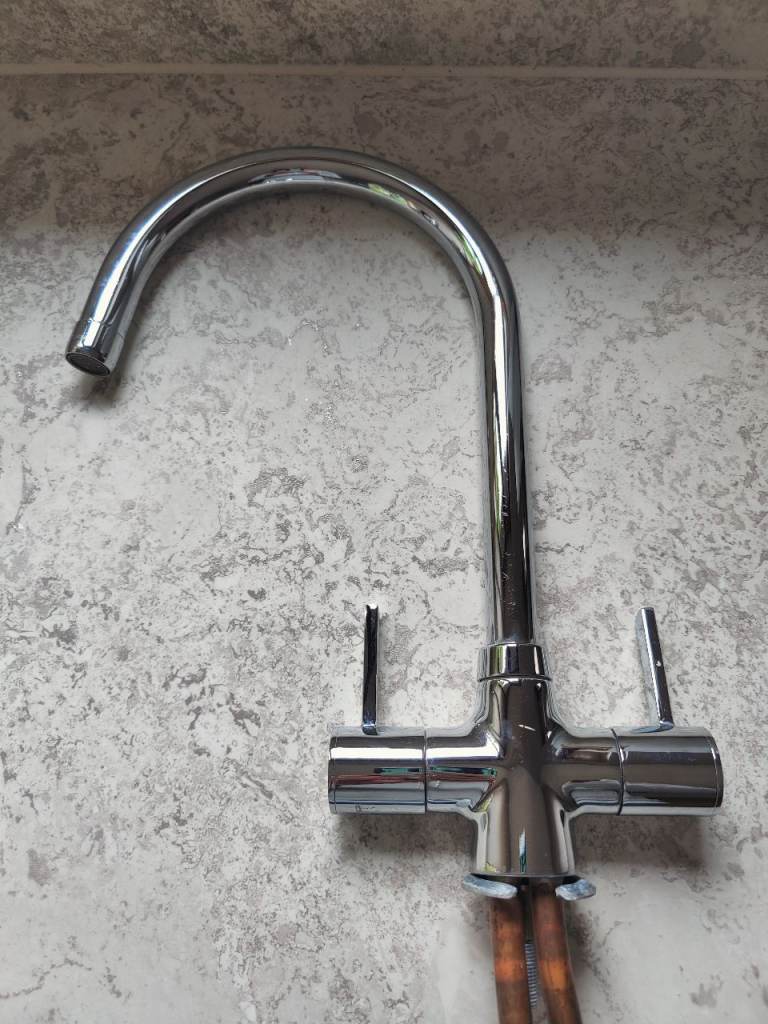 Chrome Kitchen mixer tap