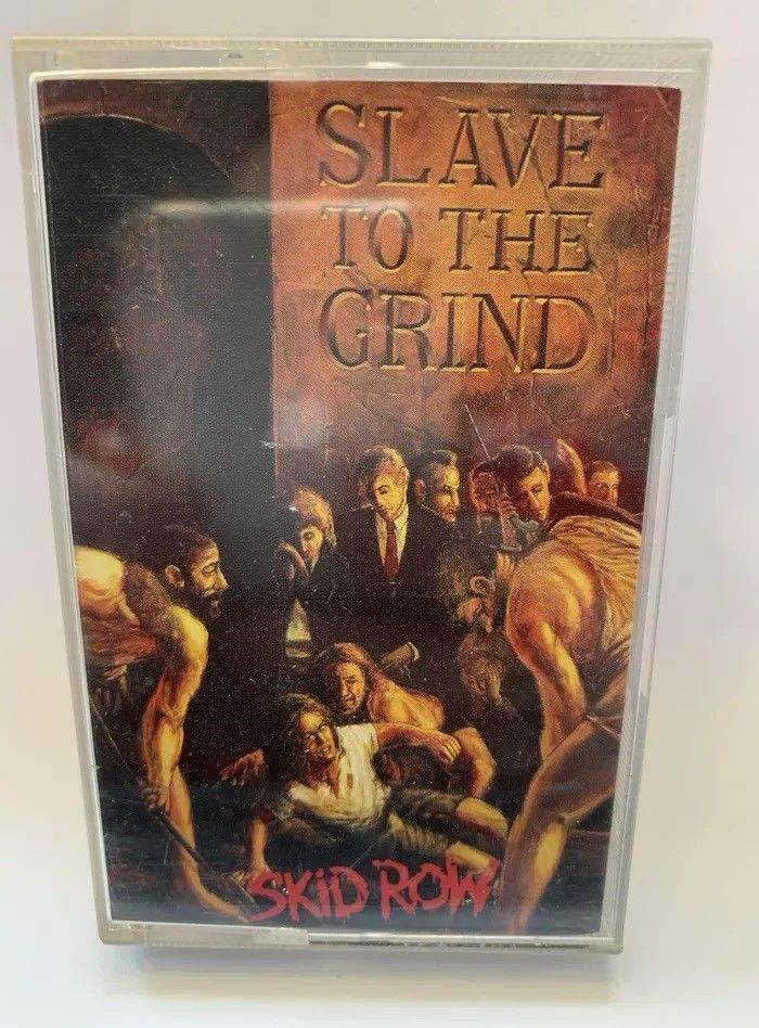 Skid Row - Slave To The Grind - Cassette Tape - Rare - 1991 - WX423C