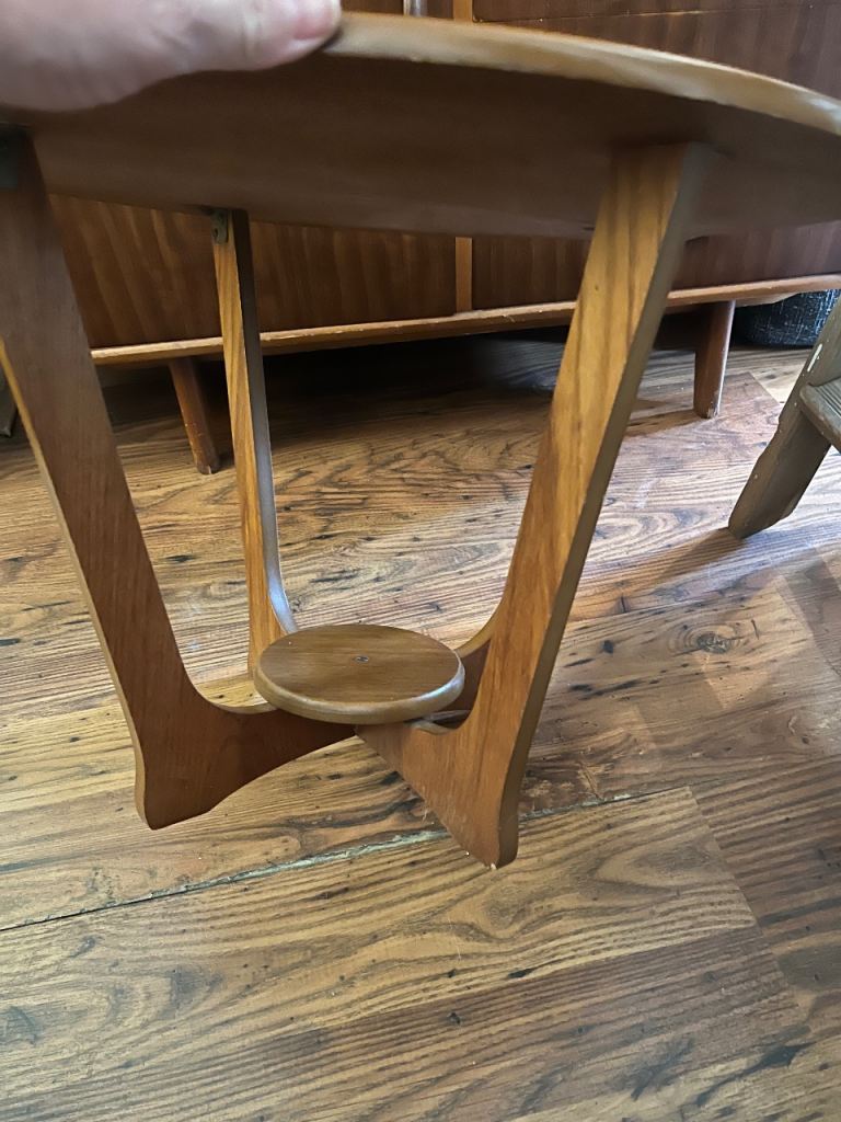 Vintage small wooden coffee or side table