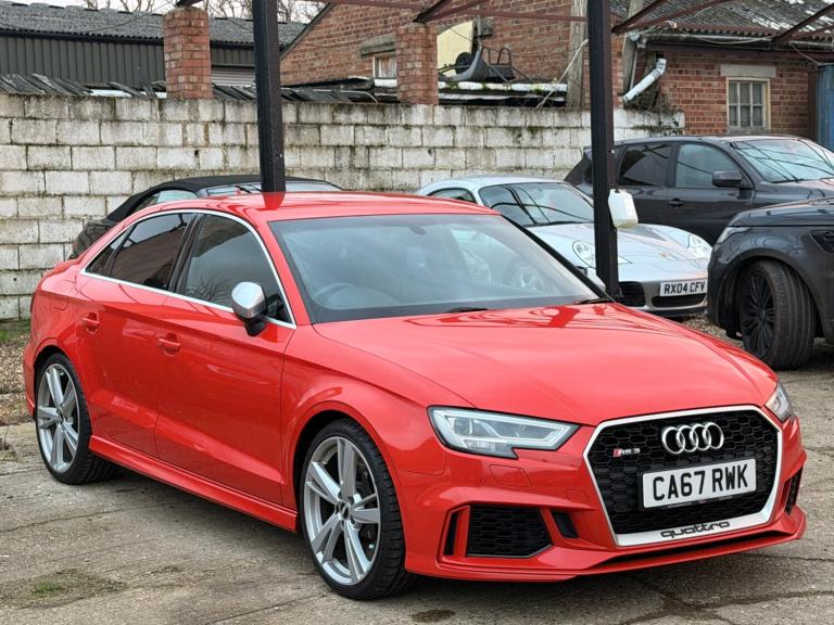 2017 [67] AUDI RS3 2.5 TFSI QUATTRO S TRONIC AUTO RED FACELIFT 5DR SALOON 