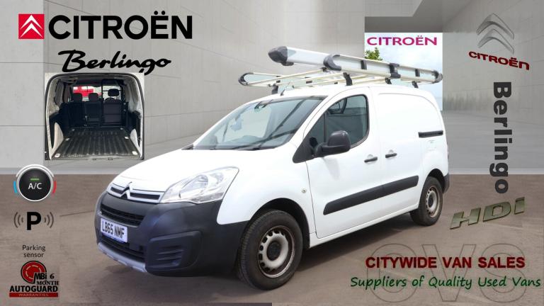 2016 Citroen Berlingo 1.6 HDi 625Kg XTR+ 90ps NO VAT PANEL VAN Diesel Manual