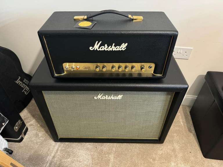 New condition with Tags -  £550 -Marshall Origin 20 valve amp head + cabinet 2 X12 150 W