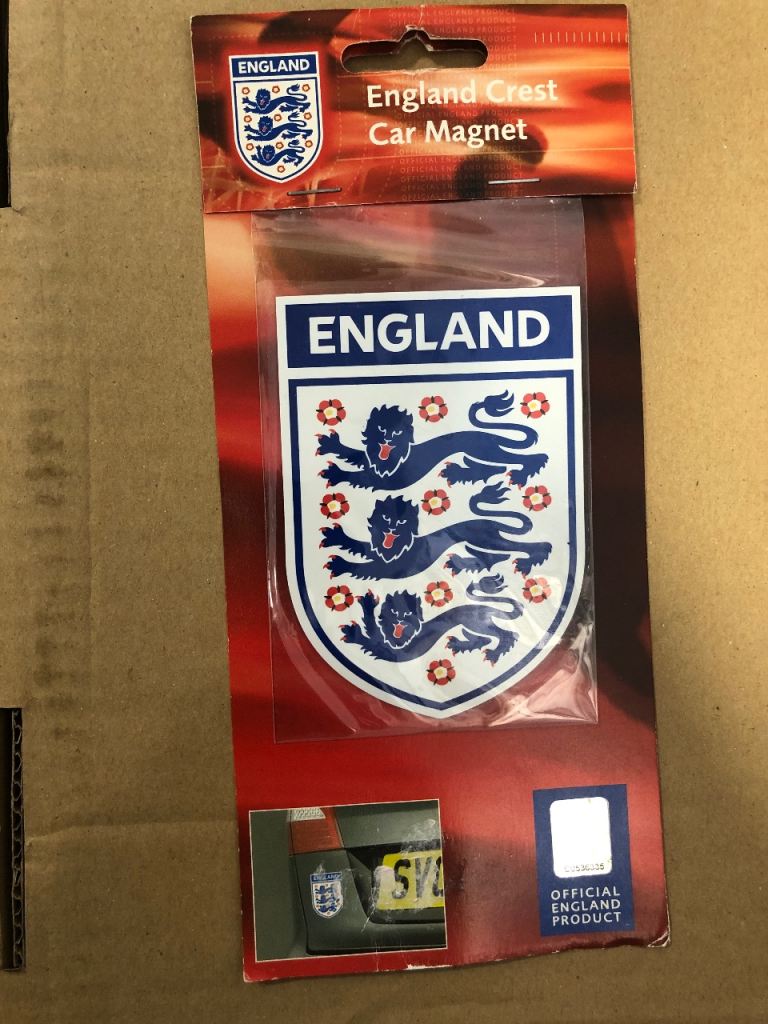 England Football Team Car Magnet 