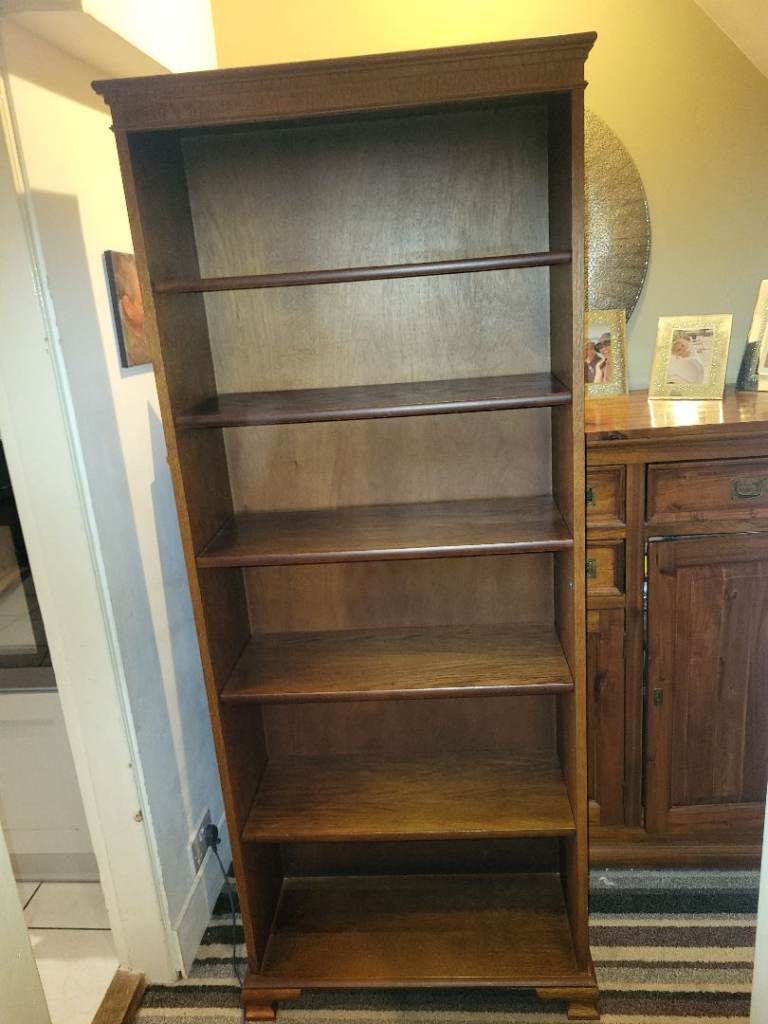 Solid wood bookcase